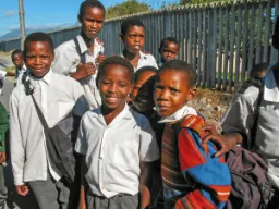Skolebørn i Cape Town Skolebørn i Cape Town