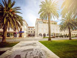 Torv i den historiske by Korčula