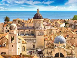 Udsigt over den gamle bydel i Dubrovnik
