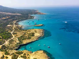 Akamas Naturreservat set fra luften