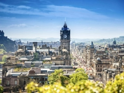 Udsigt over Edinburgh