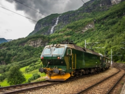 Flåmsbanen er ca. 20 kilometer lang