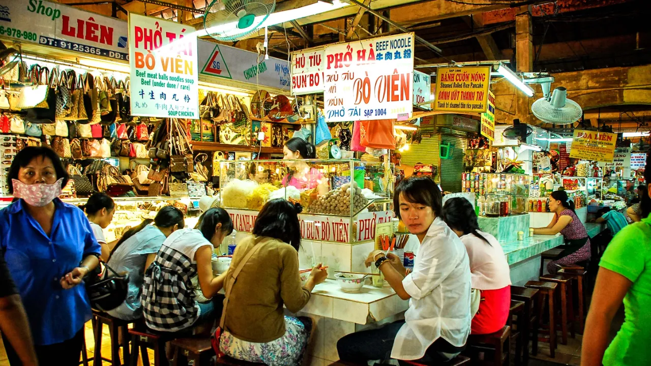 Binh Tay-markedet i Ho Chi Minh City Binh Tay-markedet i Ho Chi Minh City