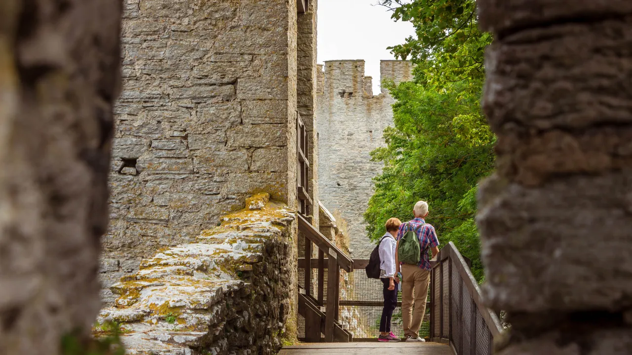 Visby ringmur blev opført i 1200-tallet for at beskytte de rige i Hansetiden