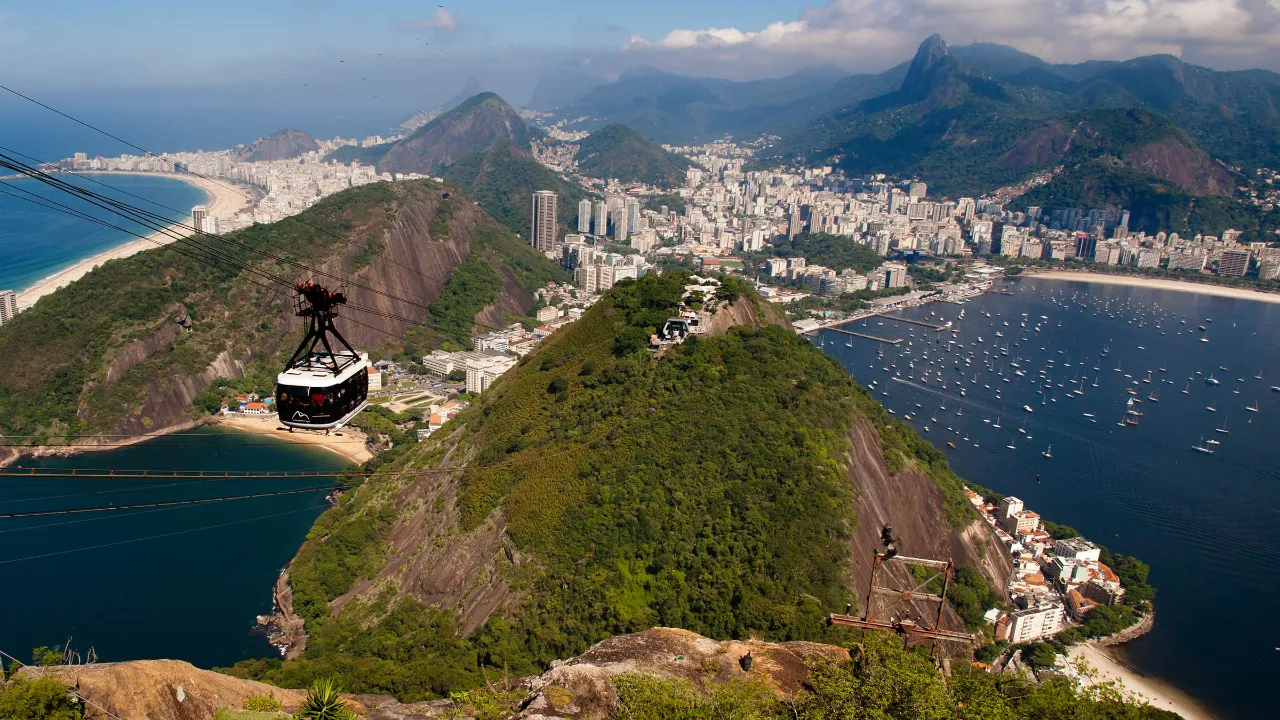 Svævebanen til Sugarloaf Mountain, Rio de Janeiro