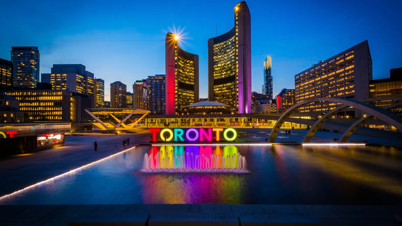Toronto by night