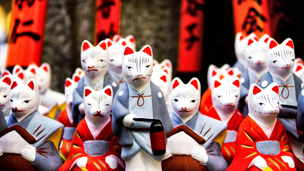 Traditionelle japanske figurer Traditionelle japanske figurer