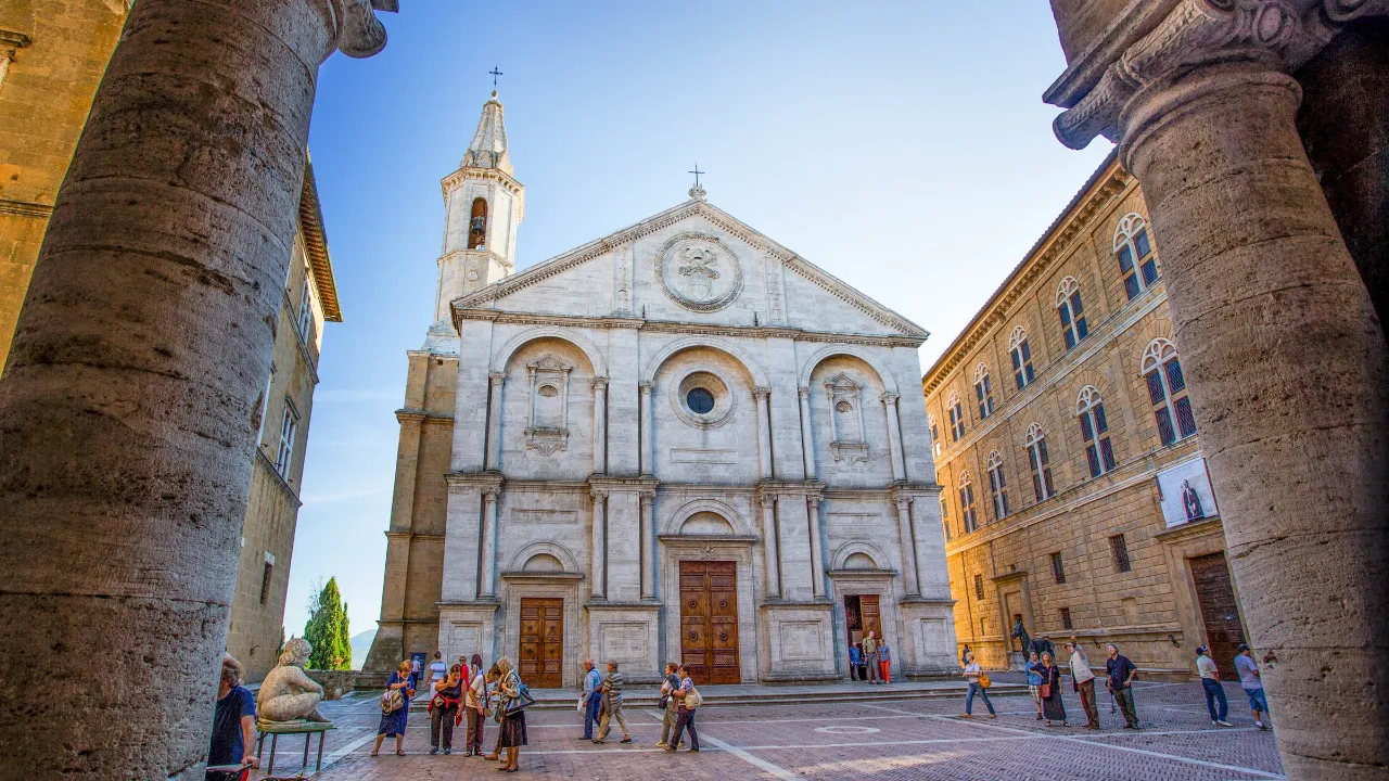 Katedralen i Pienza fra midten af 1400-tallet