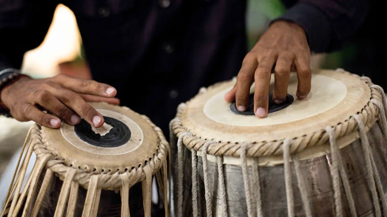 Tabla-trommer er populære i Indien Tabla-trommer er populære i Indien
