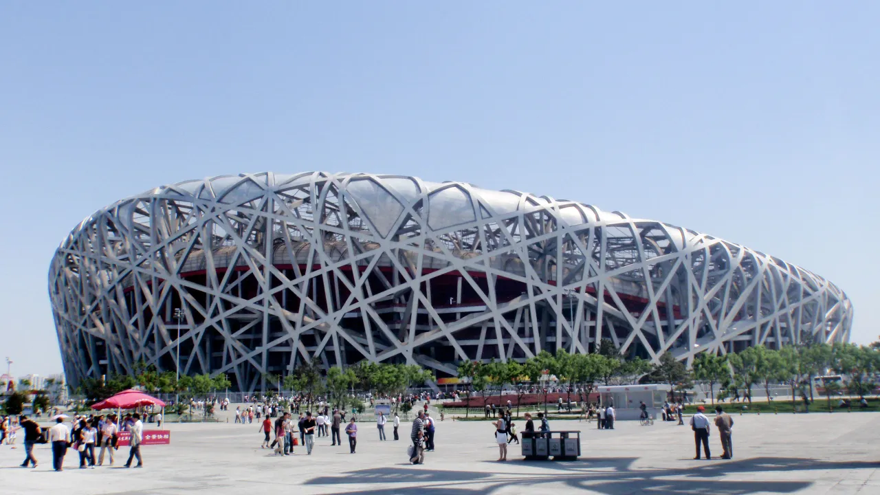 Fugleredestadionet i Beijing – bygget til OL 2008 Fugleredestadionet i Beijing – bygget til OL 2008