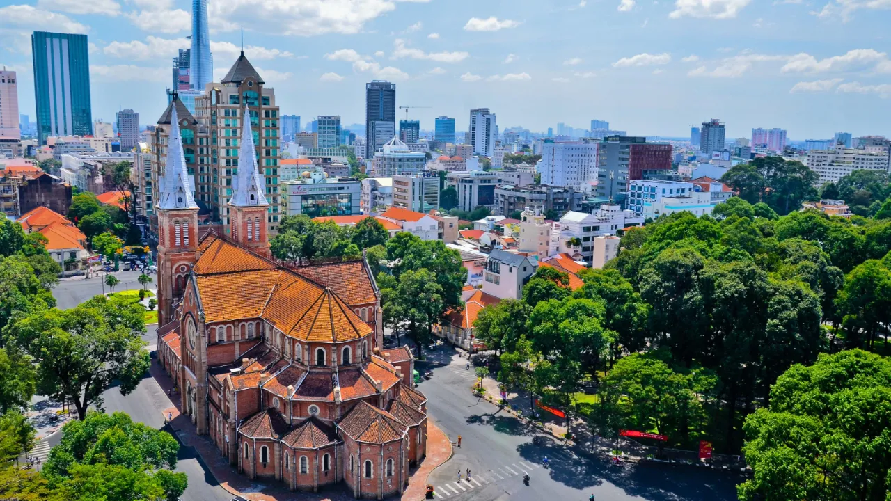 Notre Dame Katedralen i Ho Chi Minh City