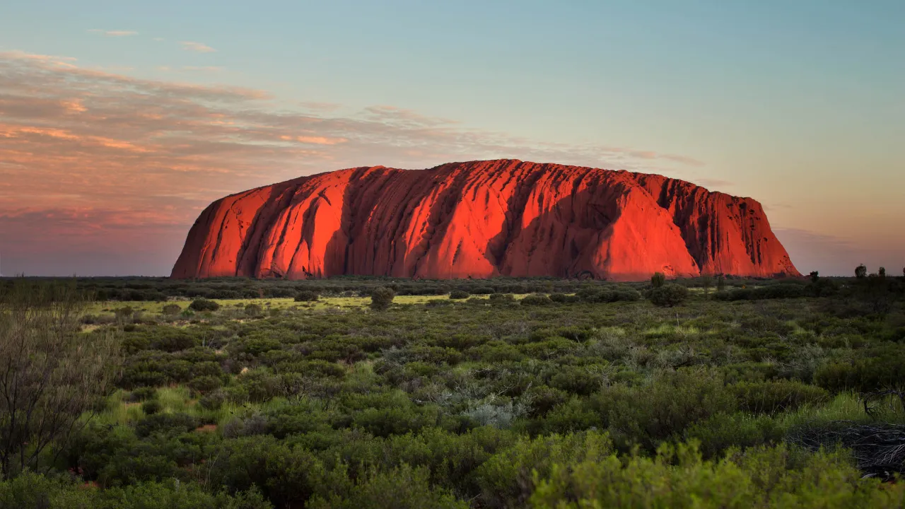 Majestætiske Ayers Rock Majestætiske Ayers Rock