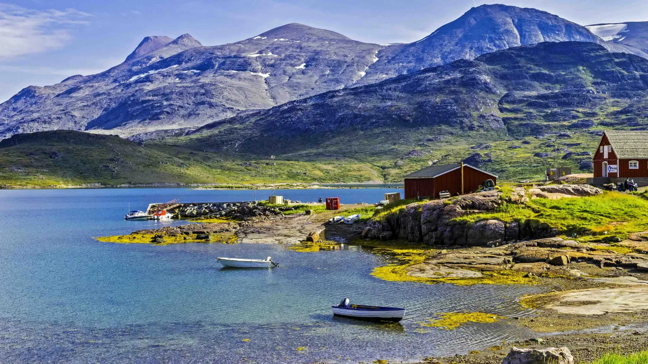 Den beskyttede naturhavn i Igaliku