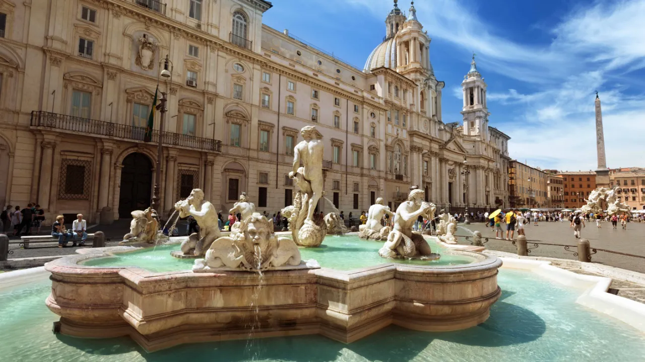 Springvandet på Piazza Navona