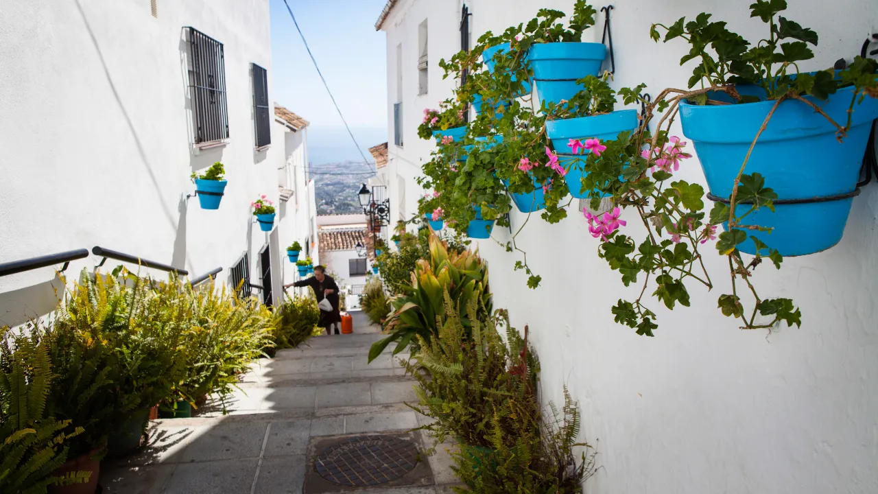 I den hvide bjergby Mijas I den hvide bjergby Mijas