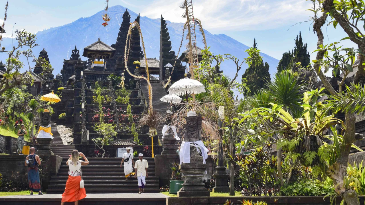 Besakih-templet ved Mount Agung