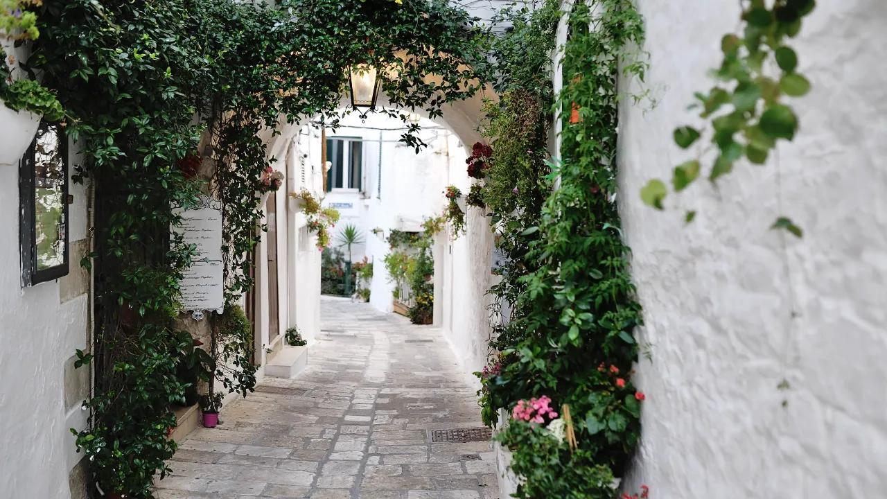 I den hvide by Ostuni I den hvide by Ostuni