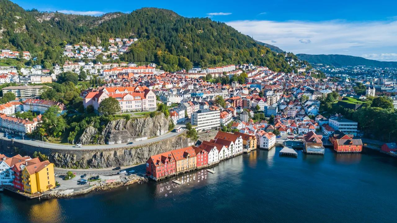 Udsigt over Bergen Udsigt over Bergen