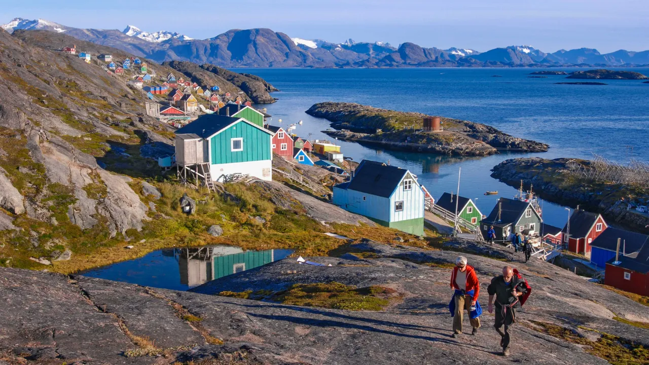Bygden Kangaamiut er smukt beliggende i Vestgrønland