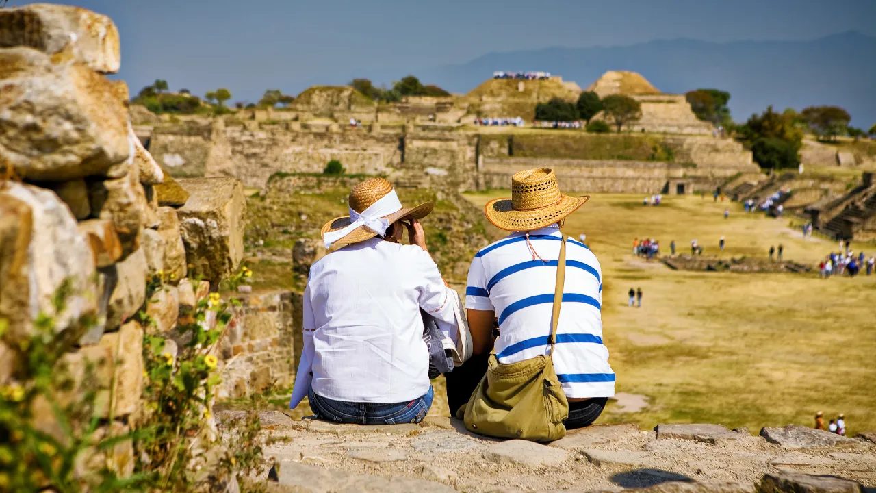 Monte Albán er på UNESCOs verdensarvliste Monte Albán er på UNESCOs verdensarvliste