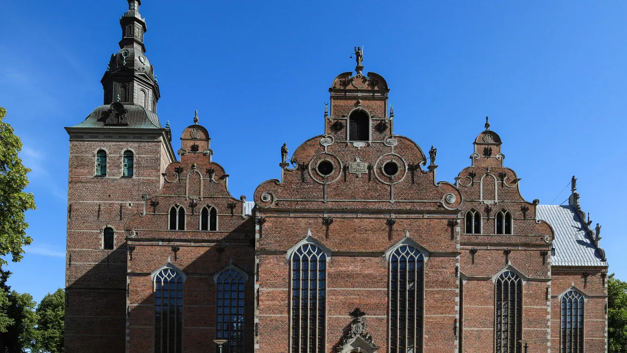Trefoldighedskirken ("Trefaldighetskyrkan") i Kristianstad bygget af Christian IV Trefoldighedskirken ("Trefaldighetskyrkan") i Kristianstad bygget af Christian IV