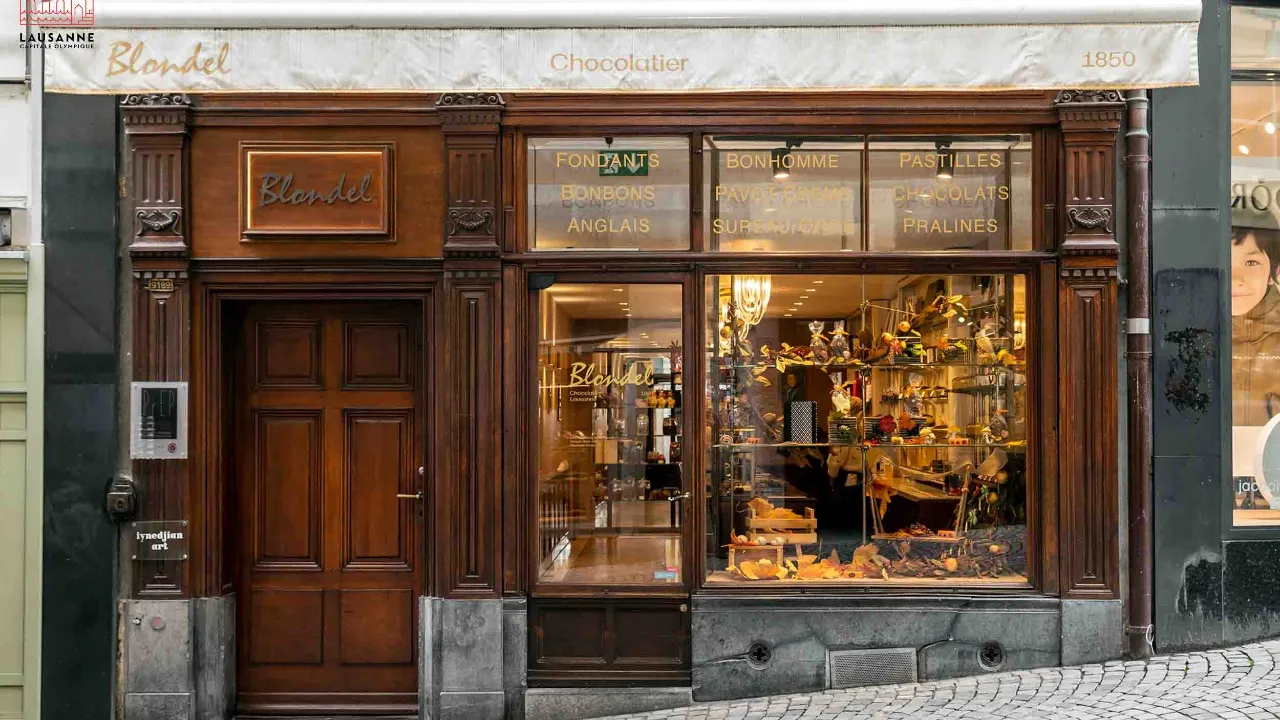 Chokoladebutik i Lausanne Chokoladebutik i Lausanne