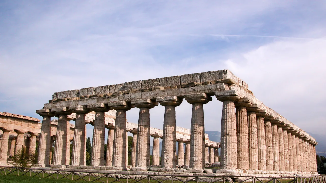Templet i Paestum er et af de bedst bevarede græske templer uden for Grækenland