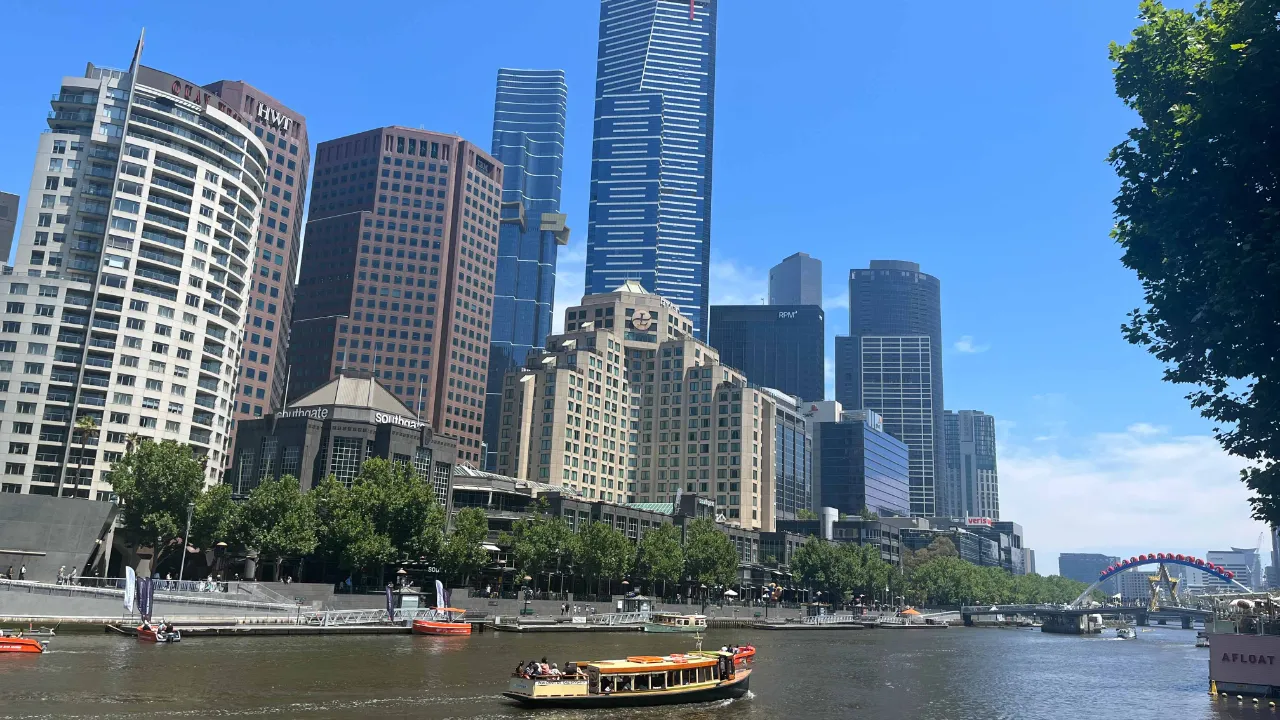 Yarra floden I Melbourne Yarra floden I Melbourne