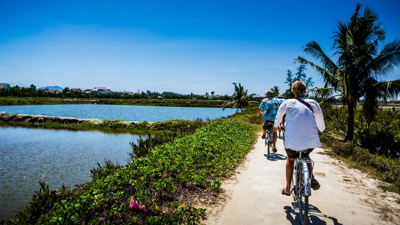 På cykeltur i området omkring Hoi An På cykeltur i området omkring Hoi An