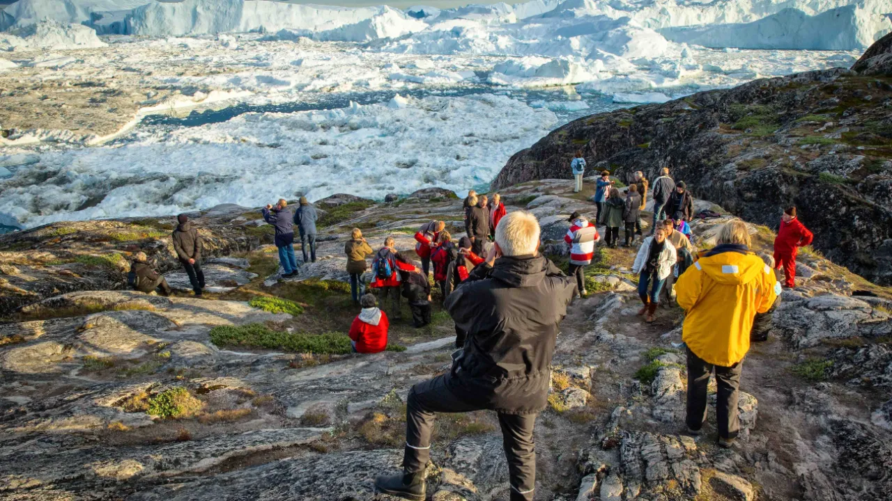 Flot udsigt over isfjorden ved Sermermiut Flot udsigt over isfjorden ved Sermermiut