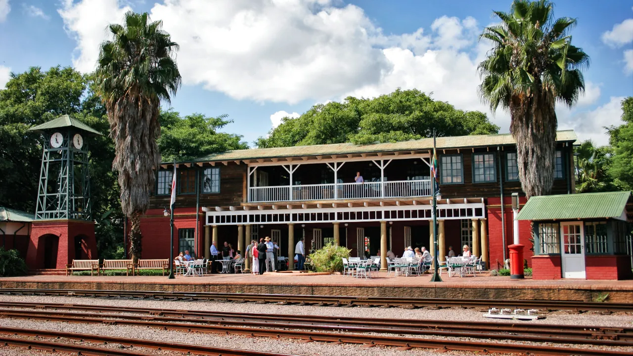 Rovos Rails private og stilfulde afgangsstation i Pretoria