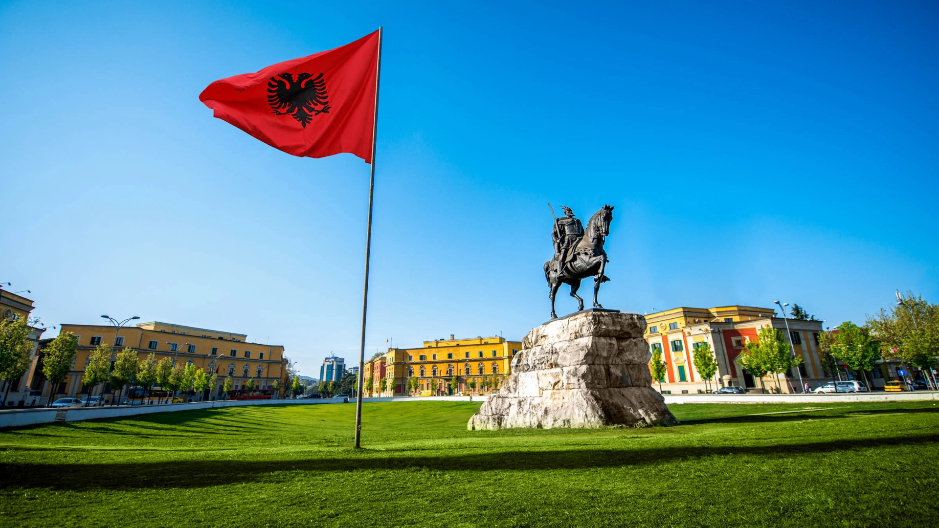 Skanderbegpladsen i Tirana